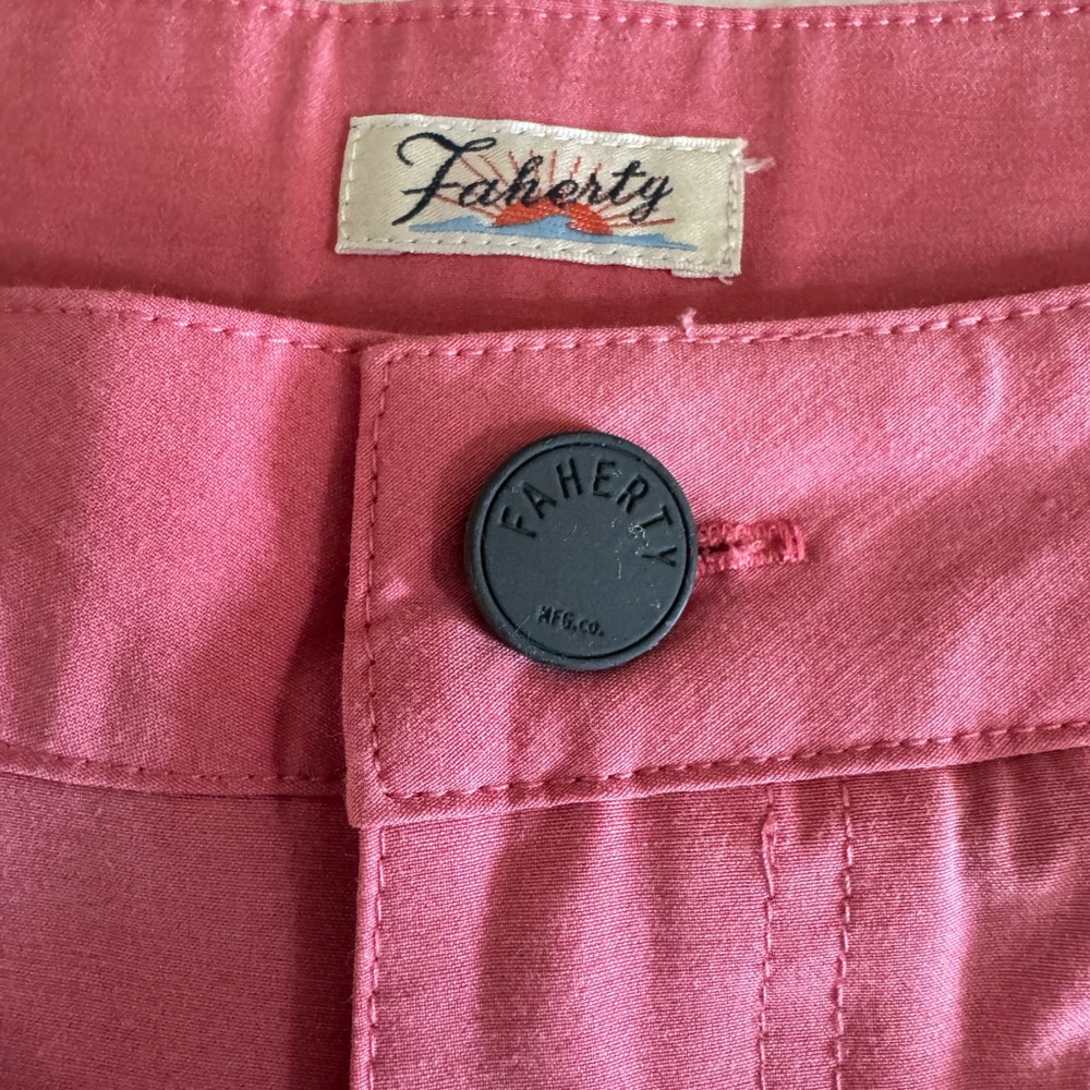 Faherty All Day Flat Front‎ Shorts w Pockets. Women’s Large. Color Spice. - Picture 5 of 8